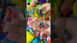 Mix rainbow jelly🍡🍬sour candy🍭colourful jelly candy #crazyeattime #sourcandy  #shorts