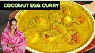 Coconut Egg Curry | Egg Masala Curry Recipe | Anda Curry Recipe | Egg Masala | Nariyal Anda Curry