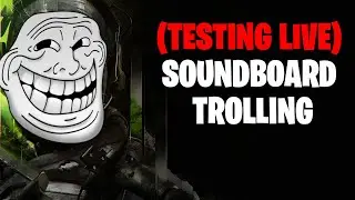 Testing out the Soundboard LIVE
