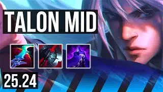 TALON vs IRELIA (MID) | 53K damage, 5k gold comeback | EUW Master | 25.24