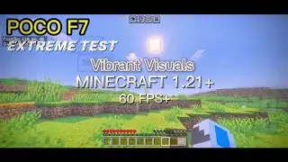 Poco F7 Minecraft Test - Vibrant Visuals 