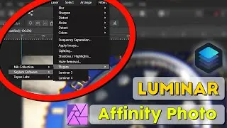 How to use Luminar 3/Luminar 4 as plugin in Affinity Photo