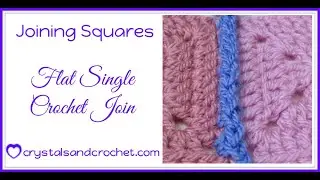 Flat Single Crochet Join