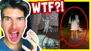 REACTING TO PARANORMAL VIDEOS!
