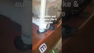 DIY rod holder and outriggers