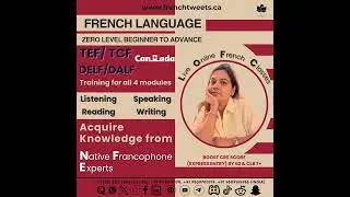 Learn French with us! 🇫🇷 TEF/TCF prep with native expert. Grammar, vocab & speaking modules!🌟