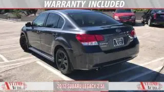 2012 Subaru Legacy 2 5i Premium Gray