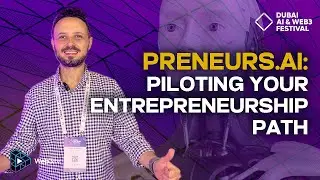 Ahmed Mahmoud, Founder and CEO of DXWAND at the Dubai AI & Web3 Festival 2024