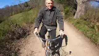 1967 schwinn breeze test ride with new improved flexi mount