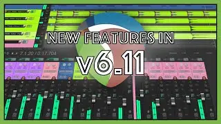 What's New in REAPER 6.11 update - mixer scroll fix, more metadata functions, global color adjust