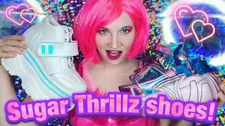 Sugar Thrillz Shoe Unboxing! Flutter Frenzy Winged Sandals And Bratty Trance Platform Sneakers!