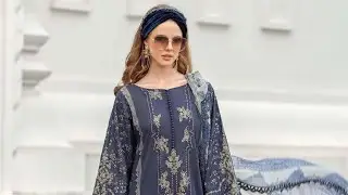 Most Hit Article of #2023 Full Embroidered Digital Printed 3Pcs Dress Different Brands Available Now