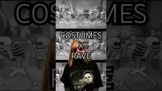 your costume is making you weirder (lovingly) 👺 #electronicmusic #rave #halloweencostume  #weird