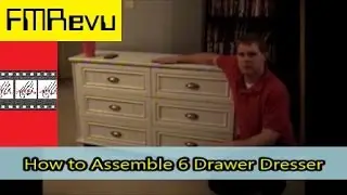 How to Assemble 6 Drawer Dresser | DIY Home Renovation Project