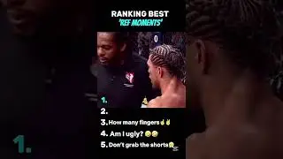Ranking Best Ref Moments 🤣🤣#shorts #ufc #funny