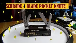 Schrade 4-Blade Pocket knife | IMP15CON Imperial Schrade