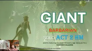 Solo GIAANTTT Barbarian Act 2 HM | Karlach vs. my inability to use RAGE #bg3