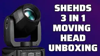 Unboxing the Mind-Blowing Shehds Lighting 3 In 1 Moving Head