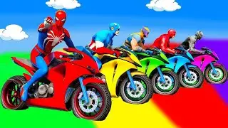 Spider-Man Rescues Batman Spider-Man Rescue batman vs iron man vs venom funny Game GTA 5