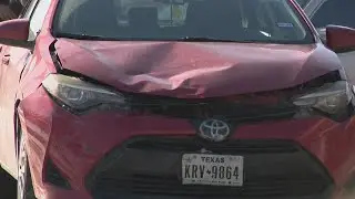Dozens of crashes happen around Houston due to snow, ice