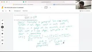 Combinatorial Proof Example (Lecture 13)
