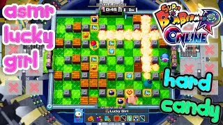 ASMR Gaming 🍀 Super Bomberman R Online Relaxing Hard Candy Sounds Whispering 💤