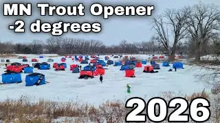 Minnesota Ice Fishing Trout Opener 2026- AGRESSIVE FISH!
