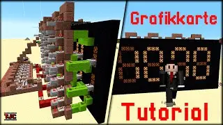 GRAFIKKARTE in MINECRAFT - Redstone Tutorial | FÜR DISPLAYS und CO.