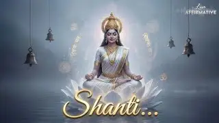 SHANTI | Deep Peace Affirmation | Calm Mind & Inner Stillness | Maa Saraswati Guided Meditation