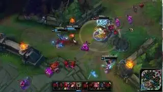 Tank Galio balanced, 1v3 Triple kill