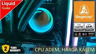 AIO Liquid Cooler Murah, cuma 700 ribuan! Sudah Infinite Mirror light | Segotep Frozen 240 ARGB