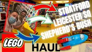 LEGO HAUL #21 THREE LONDON LEGO STORES TWO LEGO YOUTUBERS AND ONE BIG HAUL