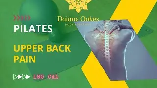 🆘 Pilates for Upper Back Pain - 50min - 180 cal OFF