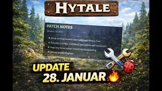 HYTALE Update vom 28. Januar 🔧 | Patch, Hotfixes #hytale 