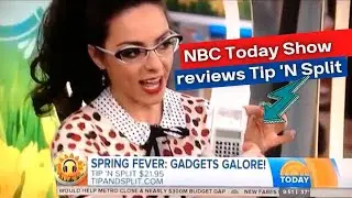 NBC Today Show reviews Tip 'N Split   The compact tipping calculator & lighted magnifier
