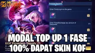 PILIH YANG INI DI JAMIN LANGSUNG DAPAT 1 SKIN KOF GRATIS MODAL TOP UP 250DM SAJAH - MOBILE LEGEND