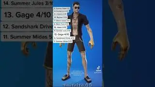 Ranking all summer skins #fortnite