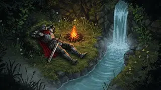 The waterfall is gentle&hellip; Let it carry your worries away