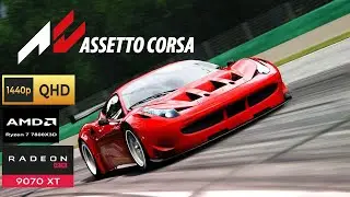 Assetto Corsa - RX 9070 XT - Ryzen 7 7800X3D - 1440P Ultra