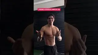 Treino Adeus FLANCOS 👋🏻👇🏻#barriga #barrigachapada #abdominal #abdominal #barrigasarada #shorts