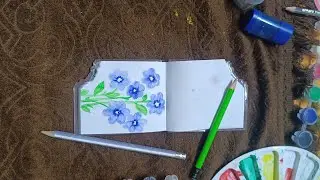 Let's make flower together paint with me #flowerpainting 