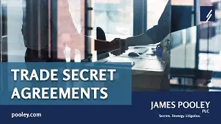 Trade Secret Agreements &mdash; James Pooley Trade Secrets Expert