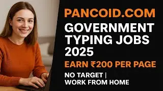 Government Typing Jobs 2025 | Work from Home | Earn ₹200 Per Page | Digitize India Platform  PANCOID