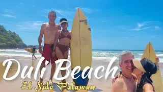 Duli Beach The Best Surfing in El Nido Palawan