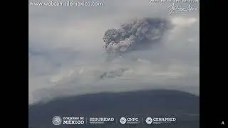 September 11, 2022, ~ Eruption (Cloud Obscured) ~ Popocatepetl Volcano, Mexico ~ 10:41 CDT