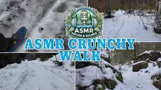 Crunchy Nature Walk on Icy Snow with Spikes | ASMR Sounds for Sleep & Focus