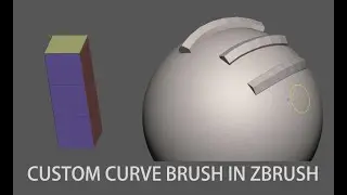 Creating custom curve brush in zbrush