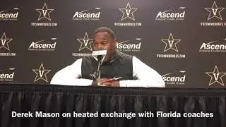 Derek Mason on fiery exchange with Dan Mullen, Florida coaches