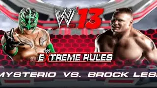 WWE 13 Rey Mysterio vs Brock Lesnar | Wii Dolphin emulator
