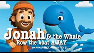 🐳🚤 Jonah and the Whale: Row the Boat Away! 🎶🐳. #jonahandthewhale #kidsmusicvideos #biblestories